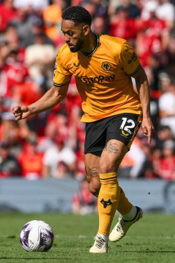 Wolverhampton Wanderers takımından Matheus Cunha, 19 Mayıs 2024 'te İngiltere' nin Liverhampton Wanderers takımına karşı oynanan Premier League maçında topa vuruyor. 