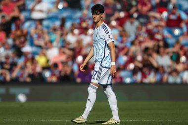 Nottingham Ormanı 'ndan Rodrigo Ribeiro Premier Lig maçı sırasında Burnley, Burnley Ormanı' na karşı Turf Moor, Burnley, Birleşik Krallık, 19 Mayıs 2024