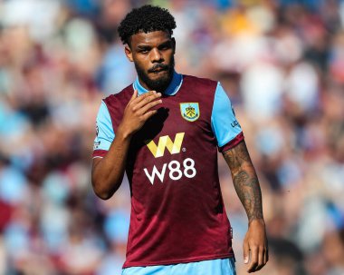 Burnley 'li Lyle Foster Premier Lig maçı sırasında Burnley, Burnley Ormanı' na karşı Turf Moor, Burnley, İngiltere, 19 Mayıs 2024