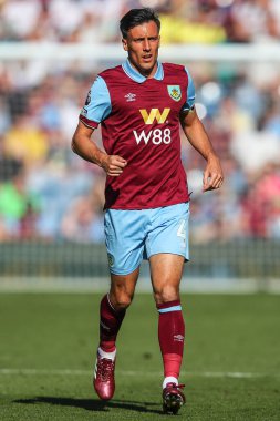 Burnley 'den Jack Cork Premier Lig maçı sırasında Burnley, Burnley Ormanı' na karşı Turf Moor, Burnley, İngiltere, 19 Mayıs 2024