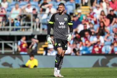 Burnley 'den Arijanet Muri Premier Lig maçı sırasında Burnley, Burnley Ormanı' na karşı Turf Moor, Burnley, İngiltere, 19 Mayıs 2024