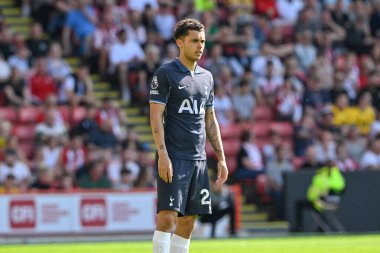 Tottenham Hotspur 'dan Brennan Johnson, Premier Lig maçı sırasında Sheffield United Tottenham Hotspur' a karşı Bramall Lane, Sheffield, Birleşik Krallık, 19 Mayıs 2024 