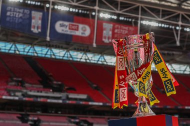 Gökyüzü İddia Şampiyonası play-off kupası final maçında Leeds United, Southampton 'a karşı Wembley Stadyumu, Londra, 26 Mayıs 2024 