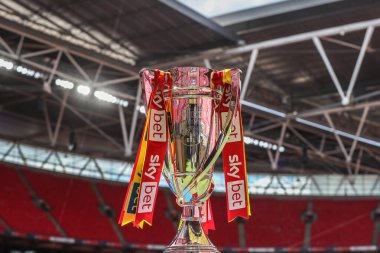 Gökyüzü İddia Şampiyonası play-off kupası final maçında Leeds United, Southampton 'a karşı Wembley Stadyumu, Londra, 26 Mayıs 2024 