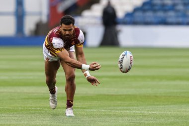 Huddersfield Giants takımının Esan Marsters 'ı 12. Betfred Süper Lig karşılaşmasında Huddersfield Giants ile Leigh Leopards' a karşı John Smith Stadyumu, Huddersfield, Birleşik Krallık, 24 Mayıs 2024 