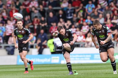 Wigan Warriors takımından Harry Smith, 26 Mayıs 2024 'te İngiltere' nin Eccles kentinde oynanan Salford Red Devils - Wigan Warriors maçında 12. 