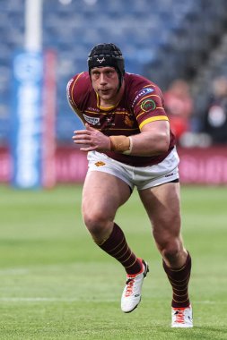 Huddersfield Giants takımının Chris Hill 'i 12. Betfred Süper Lig karşılaşmasında Huddersfield Giants ile Leigh Leopards' a karşı John Smith Stadyumu, Huddersfield, Birleşik Krallık, 24 Mayıs 2024 
