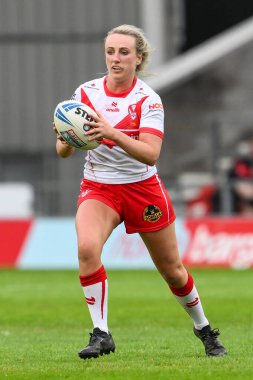St Helens 'ten Jodie Cunningham, 24 Mayıs 2024' te St Helens-Leeds Stadyumu 'nda oynanan Betfred Bayanlar Süper Ligi karşılaşmasında ilk hamlesini yaptı. 