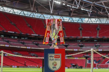Gökyüzü İddia Şampiyonası play-off kupası final maçında Leeds United, Southampton 'a karşı Wembley Stadyumu, Londra, 26 Mayıs 2024 