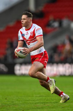 St. Helens 'ten Jack Welsby, 24 Mayıs 2024' te St Helens - Leeds Rhinos maçında, İngiltere 'nin St. Helens Stadyumu' nda oynanan Betfred Süper Lig karşılaşmasında ilk hamlesini yaptı. 