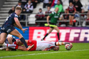 St. Helens 'ten Curtis Sironen deneme çizgisine ulaşıyor ama 24 Mayıs 2024' te St Helens - Leeds Rhinos maçında Betfred Süper Lig karşılaşmasında kısa sürüyor. 