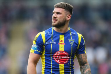 Warrington Wolves 'tan Connor Wrench, Betfred Süper Lig 13. Raundunda Warrington Wolves, Wigan Warriors' a karşı Halliwell Jones Stadyumu, Warrington, 1 Haziran 2024