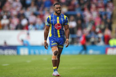 Warrington Wolves 'tan Rodrick Tai, Betfred Süper Lig 13. Raundu' nda Warrington Wolves, Wigan Warriors 'a karşı Halliwell Jones Stadyumu, Warrington, 1 Haziran 2024