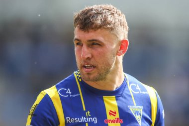 Warrington Wolves 'tan Sam Powell, Betfred Süper Lig 13. Raundundan sonra Warrington Wolves, Wigan Warriors' a karşı Halliwell Jones Stadyumu, Warrington, 1 Haziran 2024