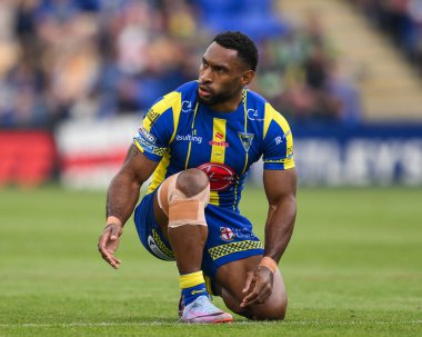 Warrington Wolves 'tan Rodrick Tai, Betfred Süper Lig 13. Raundu' nda Warrington Wolves, Wigan Warriors 'a karşı Halliwell Jones Stadyumu, Warrington, 1 Haziran 2024