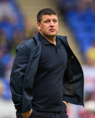 Matt Peet Wigan Warriors 'un koçu Betfred Süper Lig 13. Raundunda Warrington Wolves Wigan Warriors' a karşı Halliwell Jones Stadyumu, Warrington, 1 Haziran 2024