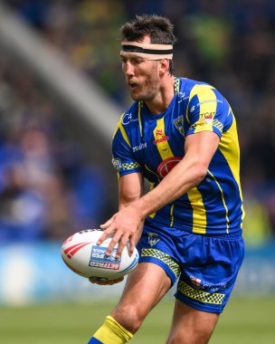 Warrington Wolves 'tan Stefan Ratchford, 1 Haziran 2024' te Halliwell Jones Stadyumu 'nda oynanan 13.