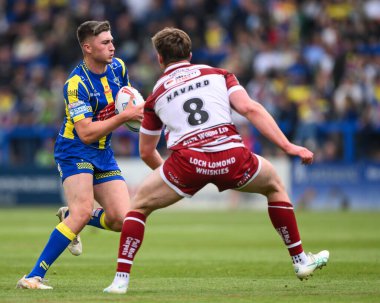 Warrington Wolves 'tan Tom Whitehead, 1 Haziran 2024' te Warrington Jones Stadyumu 'nda oynanan 13.