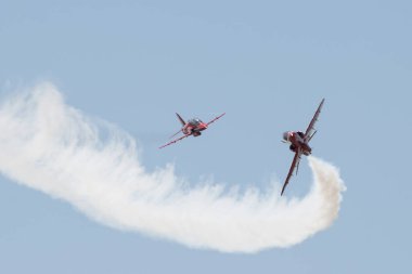 Kraliyet Hava Kuvvetleri Aerobatik Takımı, Midlands Hava Festivali sırasında, 2 Haziran 2024, Alcester, İngiltere