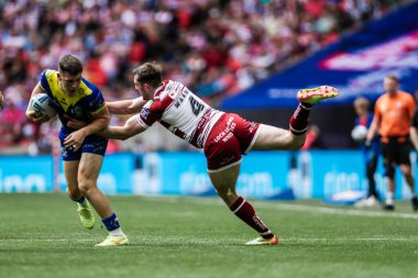 Wigan Warriors 'tan Jake Wardle, 8 Haziran 2024' te Wembley Stadyumu 'nda oynanan Betfred Challenge Cup final maçında rakibi Warrington Wolves' a karşı Wigan Warriors ile karşı karşıya geldi. 