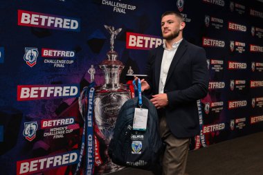Warrington Wolves 'tan Danny Walker, 8 Haziran 2024' te Wembley Stadyumu 'nda Warrington Wolves' a karşı Wigan Warriors 'un oynadığı Betfred Challenge Kupası final maçı öncesinde geldi. 