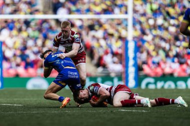 Warrington Wolves 'tan Matty Ashton, 8 Haziran 2024' te Wembley Stadyumu 'nda oynanan Betfred Challenge Cup final karşılaşmasında Wigan Warriors tarafından yenildi. 