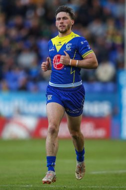Warrington Wolves 'tan Adam Holroyd 14. Betfred Süper Lig karşılaşmasında Warrington Wolves, Salford Red Devils' e karşı Halliwell Jones Stadyumu, Warrington, Birleşik Krallık, 14 Haziran 2024 