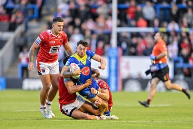 Warrington Wolves 'tan Matty Ashton, 14 Haziran 2024' te Halliwell Jones Stadyumu 'nda oynanan Warrington Wolves - Salford Red Devils maçında sakatlandı. 