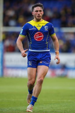 Warrington Wolves 'tan Adam Holroyd 14. Betfred Süper Lig karşılaşmasında Warrington Wolves, Salford Red Devils' e karşı Halliwell Jones Stadyumu, Warrington, Birleşik Krallık, 14 Haziran 2024 