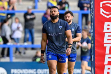 Warrington Wolves takımından Zane Musgrove, 14 Haziran 2024 'te Halliwell Jones Stadyumu, Warrington, İngiltere' de oynanan 14. 