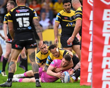 Castleford, İngiltere - 20 Haziran 2024. Betfred Süper Ligi: Castleford Tigers vs Hull KR