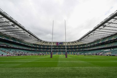 Twickenham Stadyumu 'nun genel görünümü, bugün Güney Afrika ile Galler arasında oynanan Qatar Airways Cup maçı sırasında, 22 Haziran 2024' te Twickenham, Twickenham Stadyumu 'nda Güney Afrika Galler' e karşı oynanan maçın yapılacağı yerdir. 