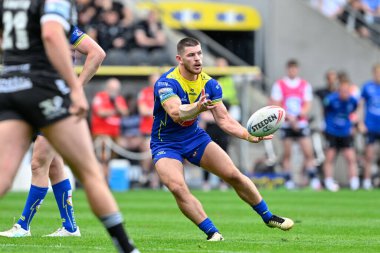 Warrington Wolves takımından Danny Walker, 22 Haziran 2024 'te MKM Stadyumu' nda oynanan 15. Betfred Süper Lig karşılaşmasında pas verdi. 