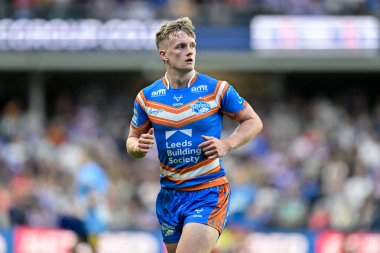 Leeds Rhinos takımından Alfie Edgell 15. Betfred Süper Lig karşılaşmasında Leeds Rhinos Leigh Leopards 'a karşı Headingley Stadyumu, Leeds, İngiltere, 21 Haziran 2024 