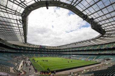 Twickenham Stadyumu 'nun genel görünümü, bugün Güney Afrika ile Galler arasında oynanan Qatar Airways Cup maçı sırasında, 22 Haziran 2024' te Twickenham, Twickenham Stadyumu 'nda Güney Afrika Galler' e karşı oynanan maçın yapılacağı yerdir. 