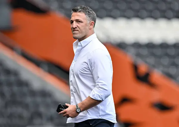 stock image Sam Burgess Coach of Warrington Wolves ahead of the Betfred Super League Round 15 match Hull FC vs Warrington Wolves at MKM Stadium, Hull, United Kingdom, 22nd June 2024 