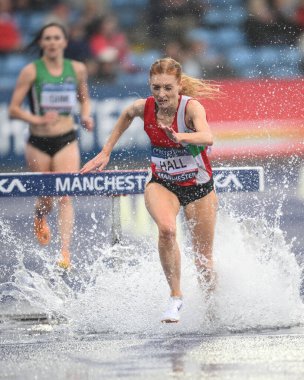 Birleşik Krallık Microplus Atletizm Şampiyonası 'nın birinci günü Manchester Bölgesel Arena, Manchester, Birleşik Krallık' ta 29 Haziran 2024 'te oynanacak 