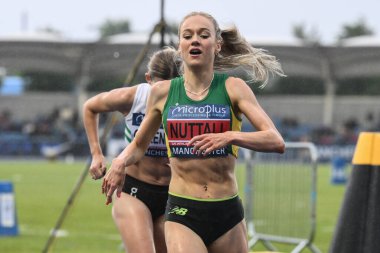 Nuttall, Manchester Regional Arena, Manchester, Birleşik Krallık 'ta 29 Haziran 2024 tarihinde düzenlenen Microplus UK Atletizm Şampiyonası' nda 500m 'i kazandı. 