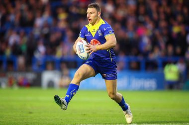 Warrington Wolves 'tan George Williams, 5 Temmuz 2024' te Halliwell Jones Stadyumu 'nda oynanan Warrington Wolves - Huddersfield Giants maçında 16. 