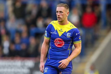 Warrington Wolves 'tan Ben Currie Betfred Süper Lig 16. Raundunda Warrington Wolves, Huddersfield Giants' a karşı Halliwell Jones Stadyumu, Warrington, Birleşik Krallık, 5 Temmuz 2024 