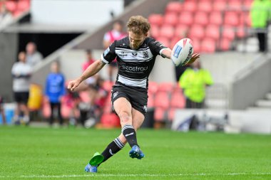 Hull FC 'den Ben Reynolds, Betfred Süper Lig 16. Raundunda Salford Red Devils Hull FC' ye karşı Salford Community Stadyumu, Eccles, İngiltere, 7 Temmuz 2024 