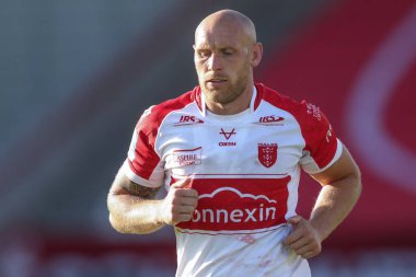 Hull KR 'dan Dean Hadley, Betfred Süper Lig 16. Raundunda Hull KR ve Catalans Dragons' a karşı Sewell Group Craven Park, Kingston üzerine Hull, İngiltere, 6 Temmuz 2024 