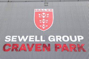 Sewell Group Craven Park during the Betfred Super League Round 16 match Hull KR vs Catalans Dragons at Sewell Group Craven Park, Kingston upon Hull, United Kingdom, 6th July 2024  clipart