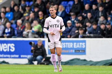 Jack Diamond of Stockport County during the Pre-season friendly match Chester vs Stockport County at Deva Stadium, Chester, United Kingdom, 6th July 2024  clipart