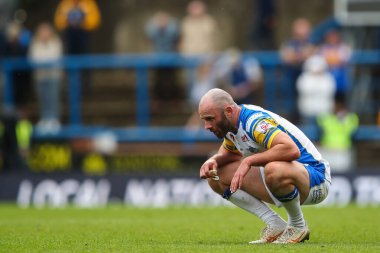 Matt Frawley of Leeds Rhinos reacts during the Betfred Super League Round 16 match Leeds Rhinos vs London Broncos at Headingley Stadium, Leeds, United Kingdom, 6th July 2024  clipart