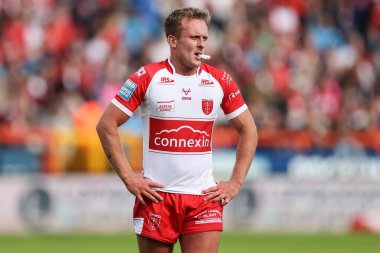 Hull KR 'dan Jez Litten, Betfred Süper Lig 16. Raundunda Hull KR, Sewell Group Craven Park' ta Catalans Dragons 'a karşı. 