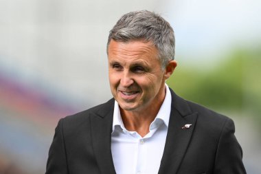 Paul Rowley, Salford Red Devils 'in baş antrenörü Salford Red Devils - Hull FC maçından sonra Salford Community Stadyumu, Eccles, İngiltere, 7 Temmuz 2024 