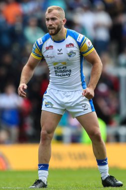 Leeds Rhinos takımından Jarrod OConnor 16. Betfred Süper Lig karşılaşmasında Leeds Rhinos 'a karşı London Broncos, Headingley Stadyumu, Leeds, İngiltere, 6 Temmuz 2024 