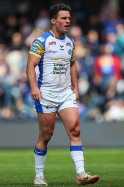 Leeds Rhinos takımından Brodie Croft 16. Betfred Süper Lig karşılaşmasında Leeds Rhinos, London Broncos 'a karşı, Headingley Stadyumu, Leeds, İngiltere, 6 Temmuz 2024  