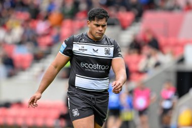 Herman Eseese Hull FC, Betfred Süper Lig 16. Raundunda Salford Red Devils, Hull FC 'ye karşı Salford Community Stadyumu, Eccles, İngiltere, 7 Temmuz 2024 